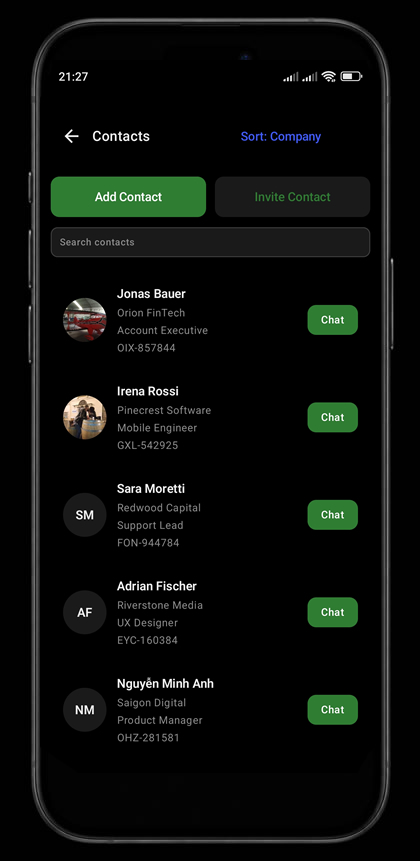Core51 app screenshot