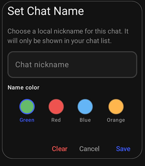 Custom chat name and color (2)