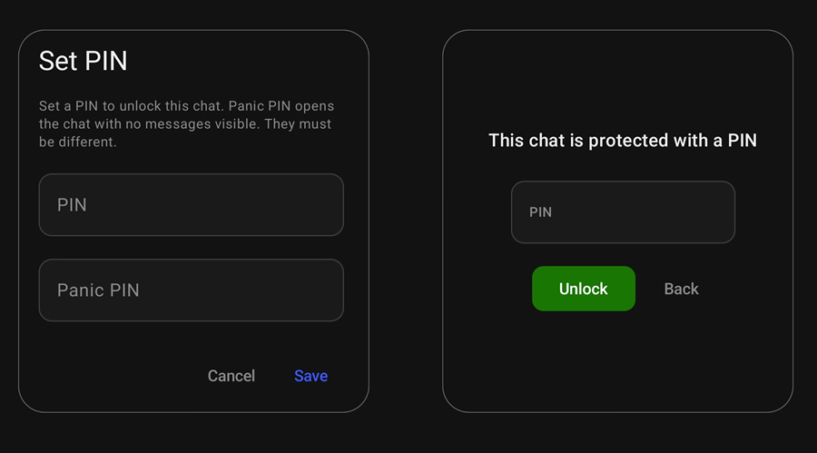 Chat protection